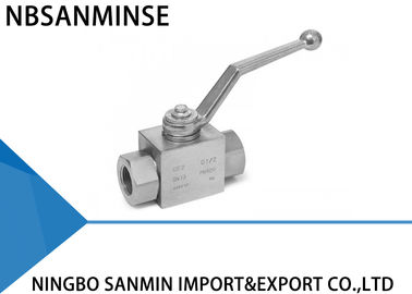 High Pressure Stainless Steel Hydraulic Ball Valve 2 way 1/8" - 2" KBH MKH Series Industry for water oil gas