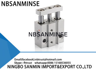 A miniatura ativa dobro guiou o cilindro pneumático velocidade do pistão de 50 - 500 milímetros/s