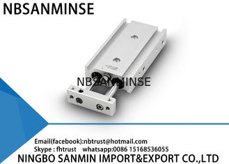 Tipo básico tamanho do cilindro pneumático dobro feito sob encomenda do ar de Rod de furo de 6mm 10mm 15mm