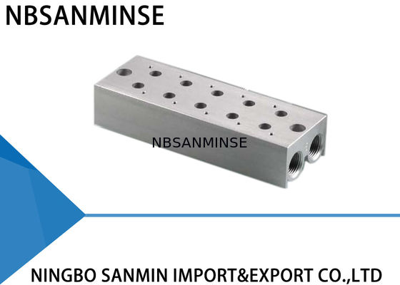 Conjunto múltiplo pneumático de válvula de solenoide do ISO para a base da combinação da válvula de Airtac Festo Parker CKD SMC