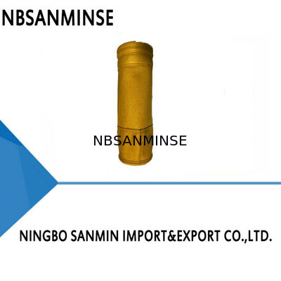 Saco de feltro de agulha de fibra de poliimida Saco de filtro à prova de poeira industrial 260C Sacos de filtro à prova de poeira