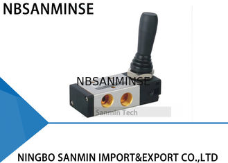 válvula de solenoide pneumática dois da série 4H posição/três tração da mão da maneira da posição cinco