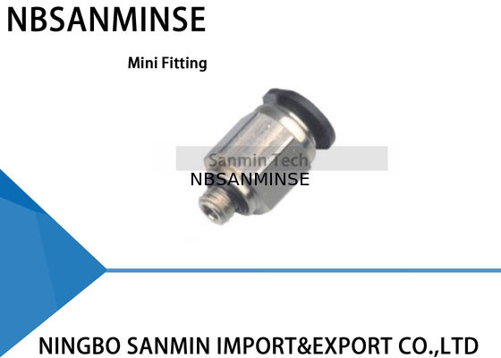 PC - One Touch do estojo compacto de C que cabe empurrar pneumático dos mini encaixes o ar pneumático Sanmin apropriado reto masculino