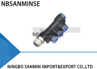 Conexão pneumática rápida do ar da maneira do plástico 5 do One Touch que cabe a junção de tubulação Sanmin do conector PKD cinco da mangueira da linha de R