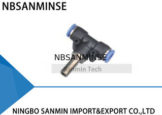 Tipo empurrar pneumático de PBJ T do conector o encaixe da união do T para a tomada Sanmin do igual da mangueira da tubulação de ar
