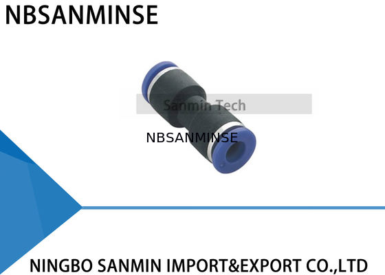 Tipo união apropriada plástica Sanmin reto de PUC do tubo do compressor do conector do encaixe de tubo do ar apropriado pneumático