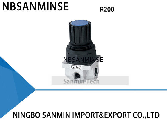 Ar da válvula do regulador da precisão do ar R200 válvula G1/4 pneumática comprimida do regulador do mini