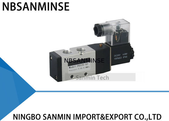 1/4 3/8 de válvula de controlo aéreo pneumática 1/2 elétrica da válvula de solenoide NBSANMINSE PU520