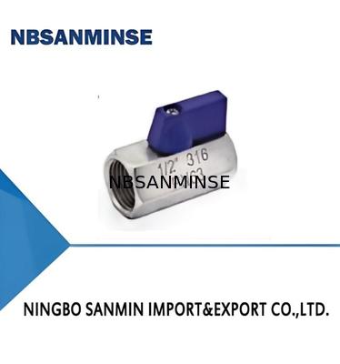 Válvula Solenoide Pneumática de Esfera Miniatura de 1/4 polegada F/F PN64