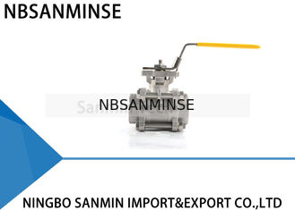 CF8M do WOG de alta pressão hidráulico da válvula de bola 1000psi de 1 polegada linha de aço inoxidável aplicação da tubulação de água do gás de óleo SS316