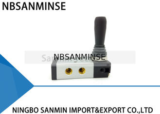 A válvula 1/8 da tração de NBSANMINSE 4H210 4H310 4H430 1/4 3/8 de 1/2 dois posiciona três o controlo aéreo de posição da maneira três da posição cinco