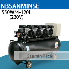 550WX4 - da madeira muda de alta pressão do projeto de Oilless do compressor de ar 120 aplicação home de trabalho AC220V Sanmin de alta qualidade