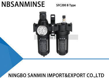 Two Units Air Filter Regulator Lubricator  FRL Units Air Compressor Filter Regulator Sanmin