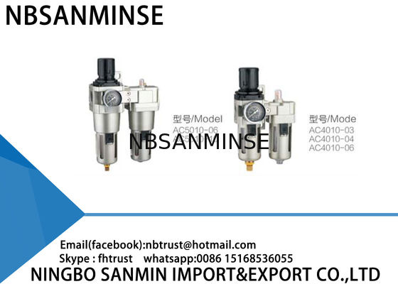 Peças pneumáticas do compressor da unidade AC2010 Ac3010 AC4010 AC5010 AC600 do lubrificador do regulador do filtro de ar