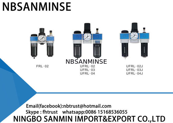 Unidade pneumática do ar FRL do lubrificador do regulador do filtro de UFRL com a anti bacia ácida