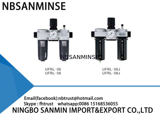 Unidade pneumática do ar FRL do lubrificador do regulador do filtro de UFRL com a anti bacia ácida
