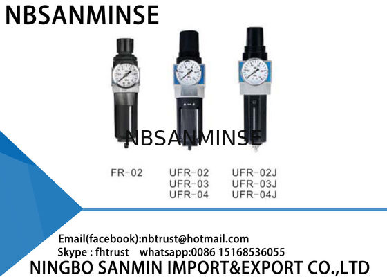 Lubrificador do regulador do filtro de ar comprimido - 10℃ - temperatura 60℃ ambiental