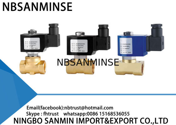Válvula de solenoide de bronze normalmente fechada
