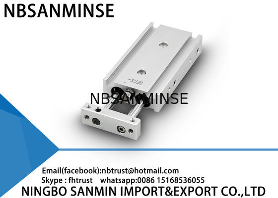 Tipo básico tamanho do cilindro pneumático dobro feito sob encomenda do ar de Rod de furo de 6mm 10mm 15mm
