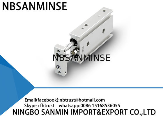 Tipo básico tamanho do cilindro pneumático dobro feito sob encomenda do ar de Rod de furo de 6mm 10mm 15mm