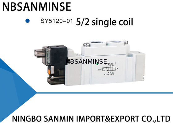 Mini posição 5/2 5/3 Dustproof pneumática da válvula de solenoide SY5000 220VAC