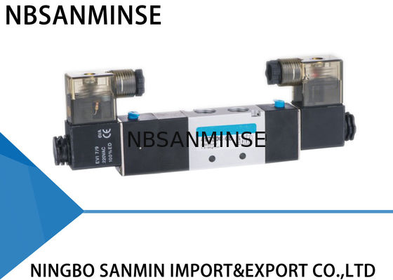 4V210 4V220 4V320   4V410 1/8" 1/4" máquina pneumática da automatização da válvula de Polit do ar da válvula de solenoide