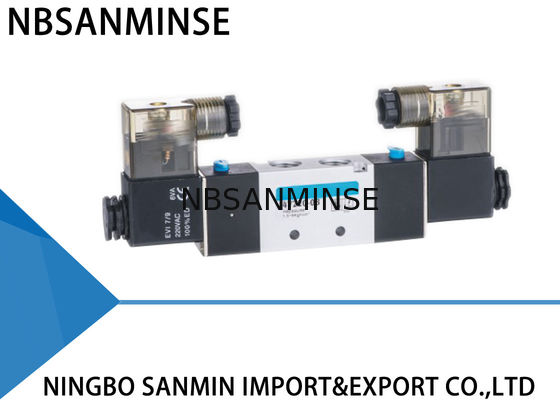 4V210 4V220 4V320   4V410 1/8" 1/4" máquina pneumática da automatização da válvula de Polit do ar da válvula de solenoide