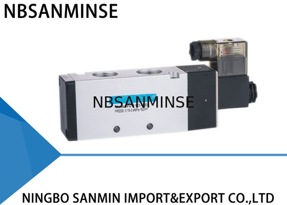 3 válvula de solenoide pneumática 4V da posição da maneira 2 válvula piloto pneumática de 400 séries