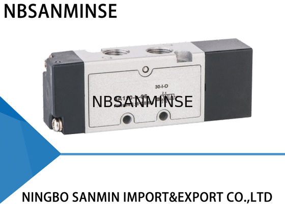 Tipo 5 série pneumática de YPC de Sanmin 4A 100-L da válvula de solenoide da maneira do porto 3