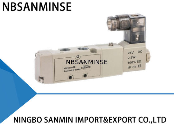 O dobro/escolhe válvula de controle direcional pneumática 1 do solenoide da bobina a eletro/8 polegadas