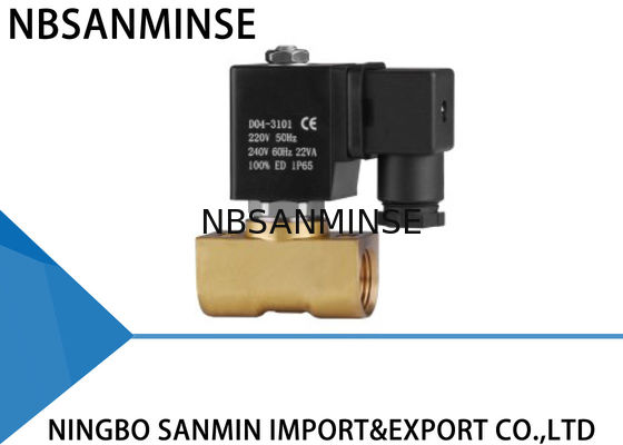 Série de bronze do estojo compacto da válvula de solenoide P1 do diafragma da válvula de solenoide do fluxo alto