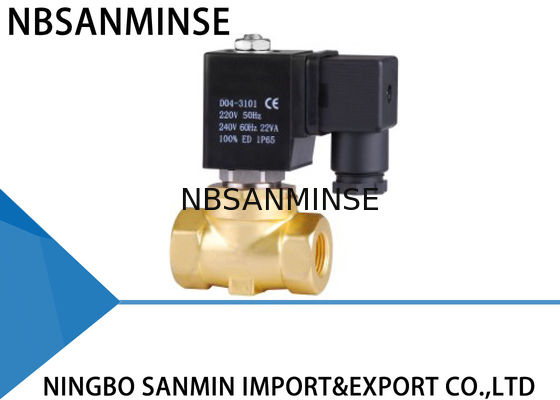 P4 mini o piloto bonde da válvula da água do solenoide do bronze/SS 316 operou a ação