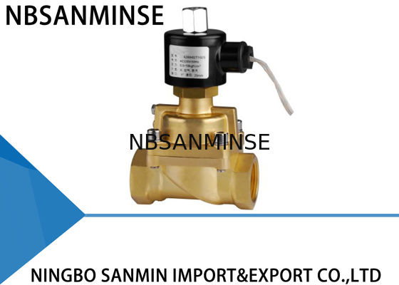 Válvula de solenoide de bronze fluida 0 em dois sentidos da baixa tensão A3. pressão do ² de 5 - 10 kgf/cm