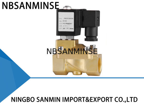 Costume PM válvula de solenoide de bronze de 2/2 maneiras que trava a válvula de solenoide para o gás