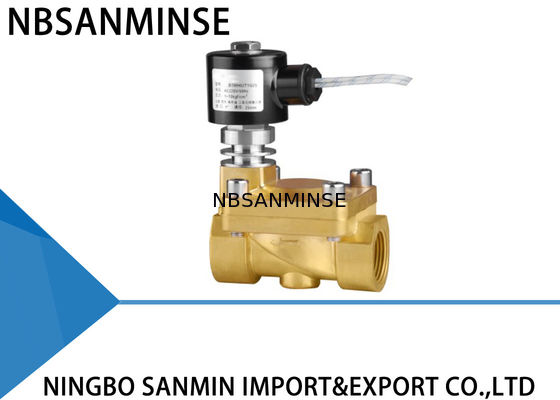 Elevação normalmente fechada de bronze da válvula de solenoide do vapor líquido do CO2 - baixa temperatura