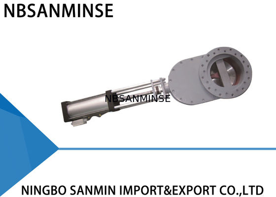 Válvula de disco pneumática do dobro da Desgaste-prova para o carvão do seixo