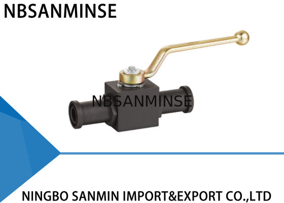 KHB KHM cortou o diâmetro hidráulico do aço carbono 16mm 20mm 25mm da válvula de bola com flange do SAE