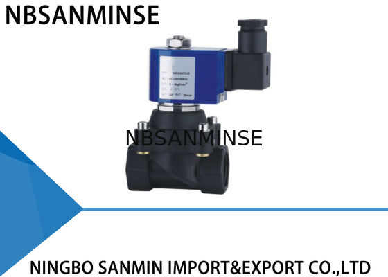 Z8 reforçou as válvulas de solenoide plásticas de nylon para a água industrial/a válvula solenoide da irrigação