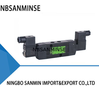 Valva de controlo de solenoide pneumático de bobina dupla, válvula de espaçamento de bobina, tipo NBR PUR Seal IP65