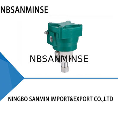 Do selo à prova de explosões a ação direta da válvula de solenoide 0-1.0Mpa da maneira da posição 3 de SANMIN 2 alojamento de alumínio SUS316L HNBR+PUR