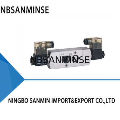 Válvula de solenoide pneumática de controlo elétrico duplo 120C 5/2 Conversão 3/2 0,2-1,0Mpa