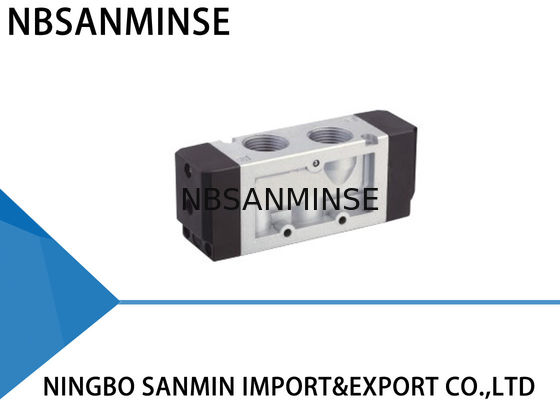 Cinco porto G3/4" tipo piloto interno da válvula pneumática do solenoide da tubulação da linha