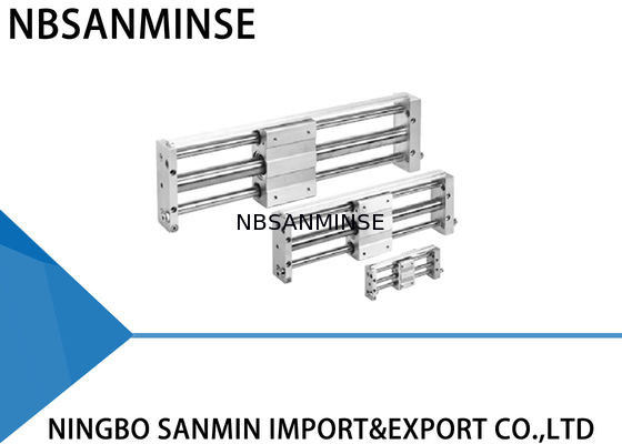 A bucha de bola que carrega o cilindro pneumático do ar acoplou magneticamente Rodless