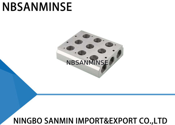 Conjunto múltiplo pneumático de válvula de solenoide do ISO para a base da combinação da válvula de Airtac Festo Parker CKD SMC