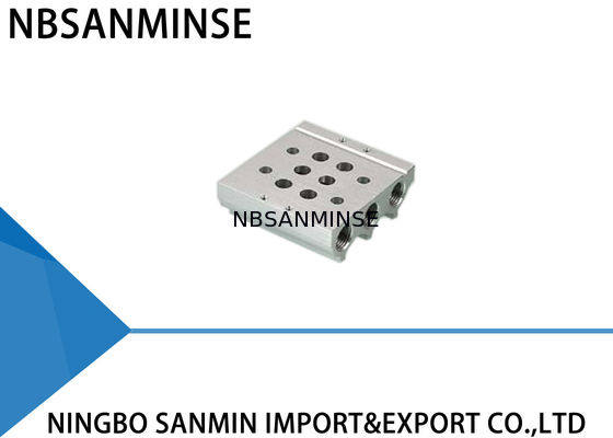 Conjunto múltiplo pneumático de válvula de solenoide do ISO para a base da combinação da válvula de Airtac Festo Parker CKD SMC