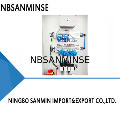 Sanmin Bus Valve Island Solenoide Valve Terminal Design Indústria PLC Sensor Aplicação