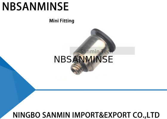 POC - C empurra o One Touch compacto que cabe os encaixes pneumáticos Sanmin reto masculino redondo do ar