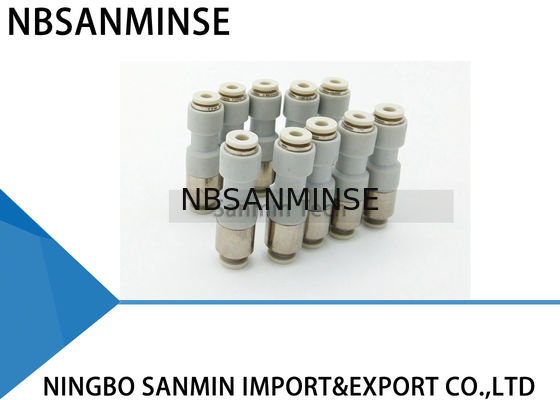 Rápidos pneumáticos de PCVU conectam o conector Inline Sanmin do One Touch do compressor de ar dos encaixes da união da válvula de verificação