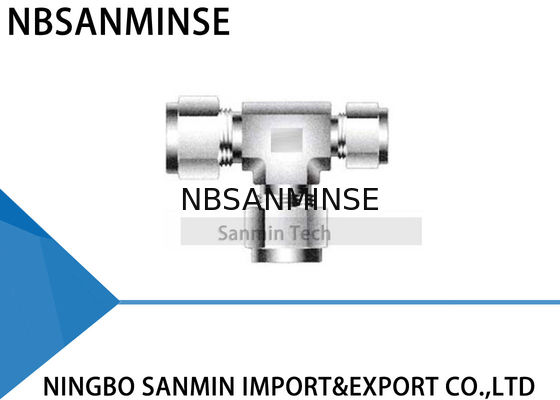 Encanamento de aço inoxidável do T SS316L da união de RUBT que cabe o ar pneumático Sanmin de alta qualidade cabendo