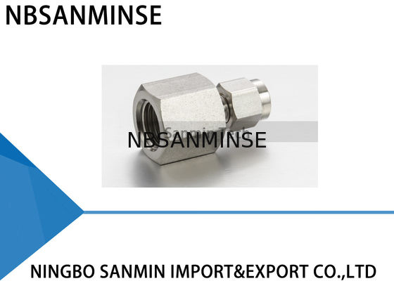 Tipo encanamento de aço inoxidável Sanmin de alta qualidade cabendo de FC do encaixe de tubo 316L do conector fêmea